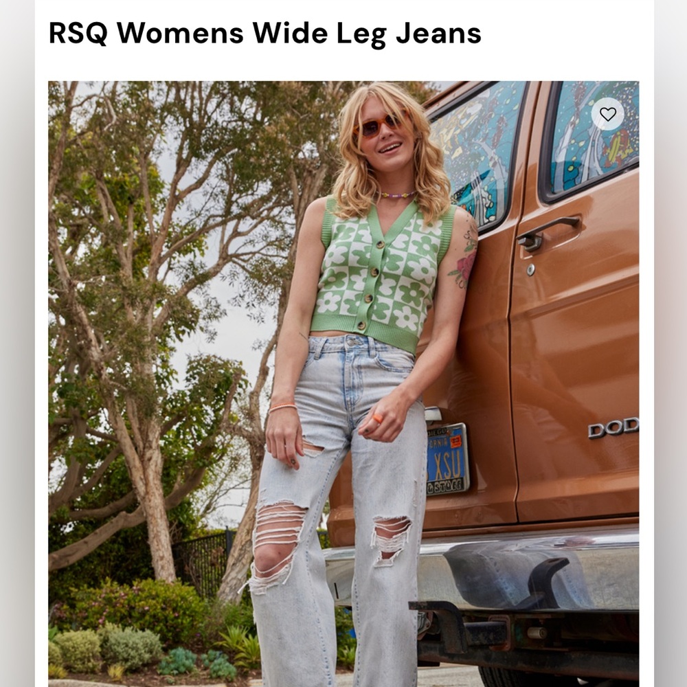 RSQ Womens Wide Leg Jeans from Tilly’s